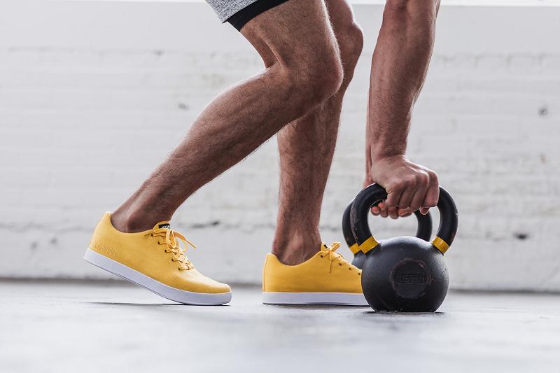 Yellow Nobull Canary Canvas Men's Trainers | CA N1403W